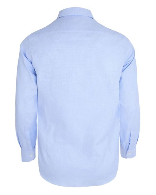 Tombolini Blue Button-Down Cotton Shirt for men