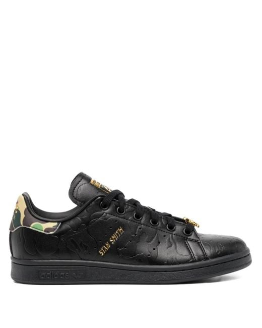 A Bathing Ape X Adidas Stan Smith スニーカー Black