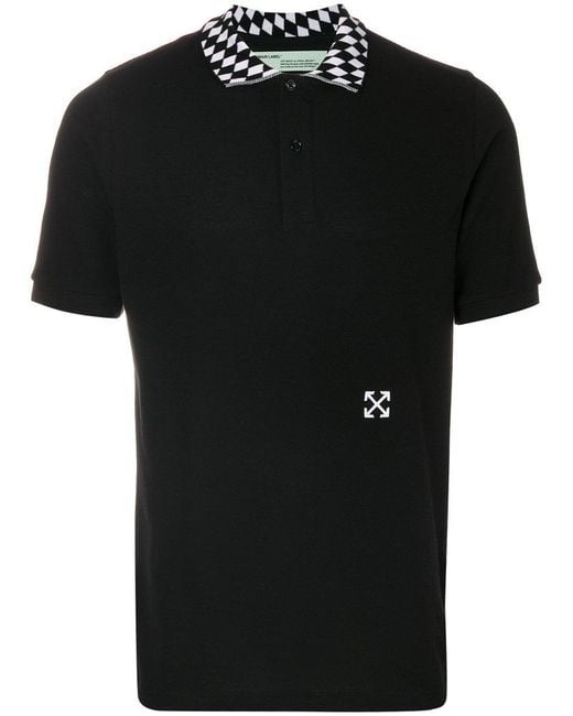 Off-White c/o Virgil Abloh Black Arrows Polo Shirt for men