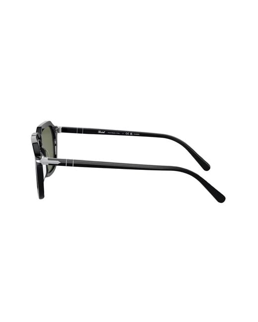 Persol Green Tinted-Lenses Square-Frame Sunglasses