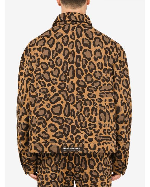 leopard print shirt jacket