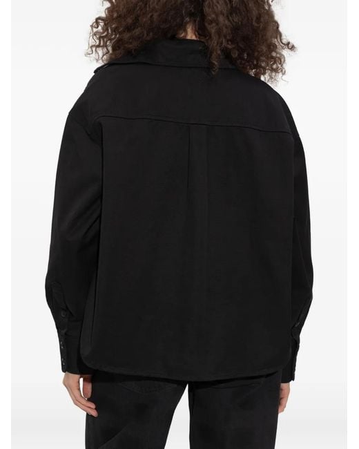 Carhartt Black Buttoned Patch-Pocket Shirt