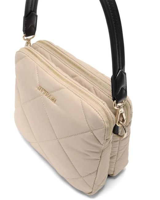 MZ Wallace Natural Madison Quilted Crossbody Bag