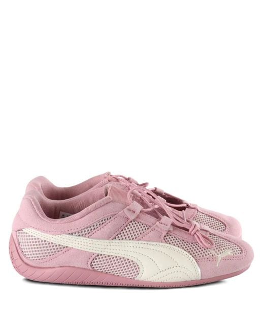 PUMA Speedcat Go Mesh Suede Sneakers Pink
