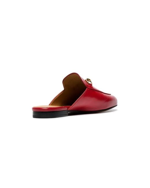 Gucci Pink Princetown Horsebit Mules