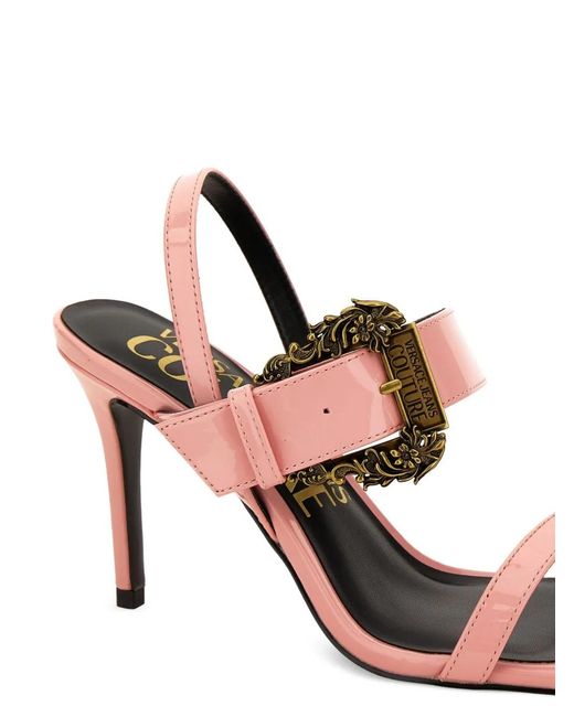 Versace Jeans Couture Pink 85Mm Emily Sandals