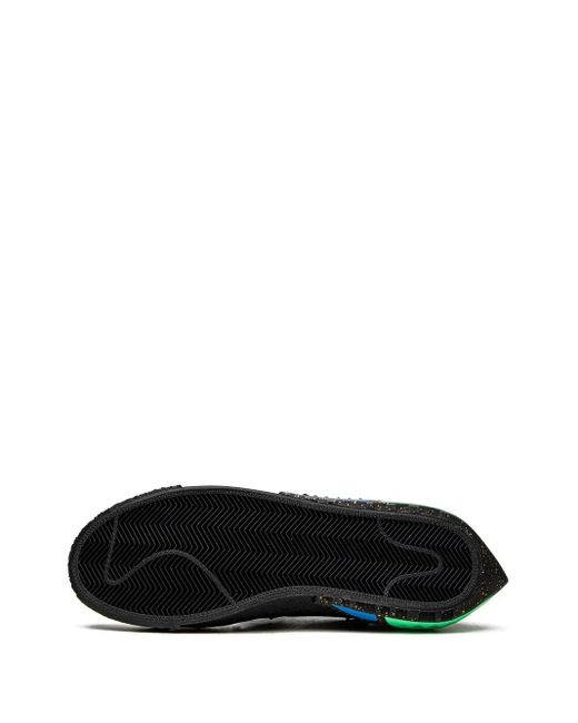 NIKE X OFF-WHITE Green Blazer Low /Electro" Sneakers