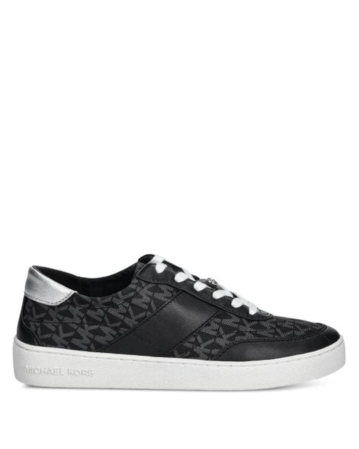 MICHAEL Michael Kors Black Monogram Sneakers
