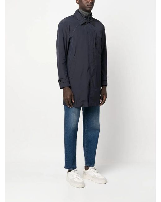 Fay Blue Detachable-Lining Coat for men