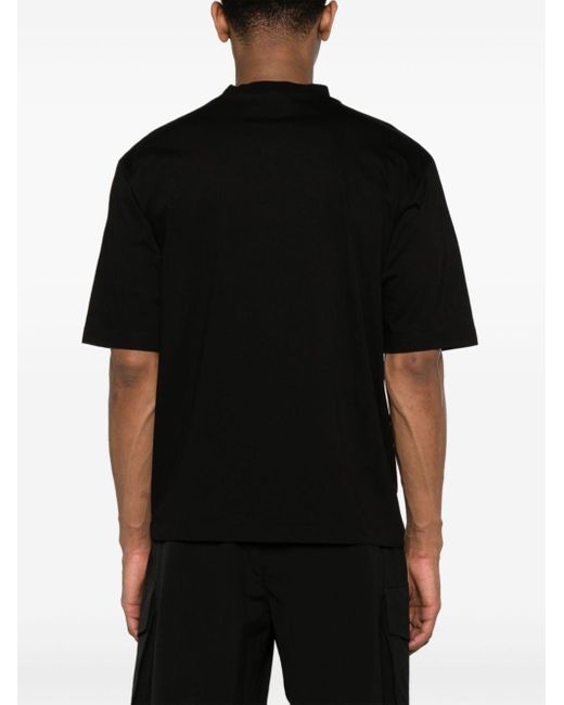T-shirt à patch logo orné de sequins DSquared² pour homme en coloris Black