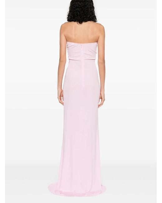 Christopher Esber Pink Arced Palm Kleid