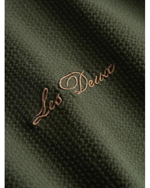 Les Deux Green Zip-Up Jacket for men