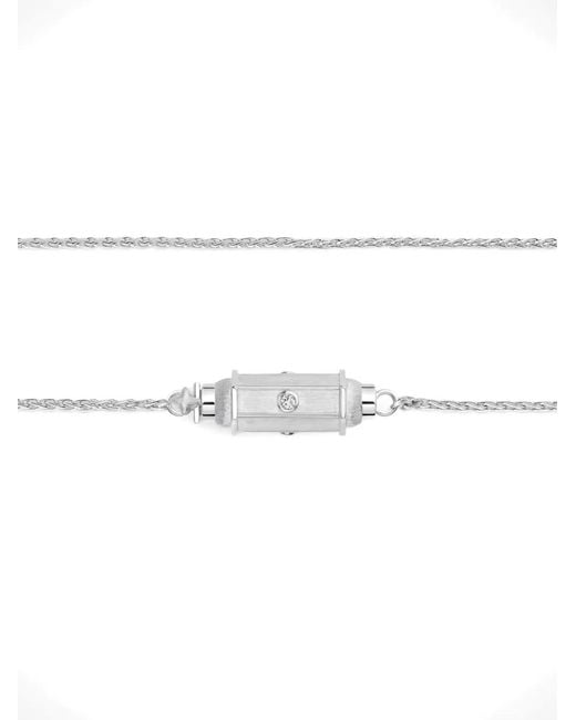 Marie Lichtenberg White Diamond Micro Coco Necklace