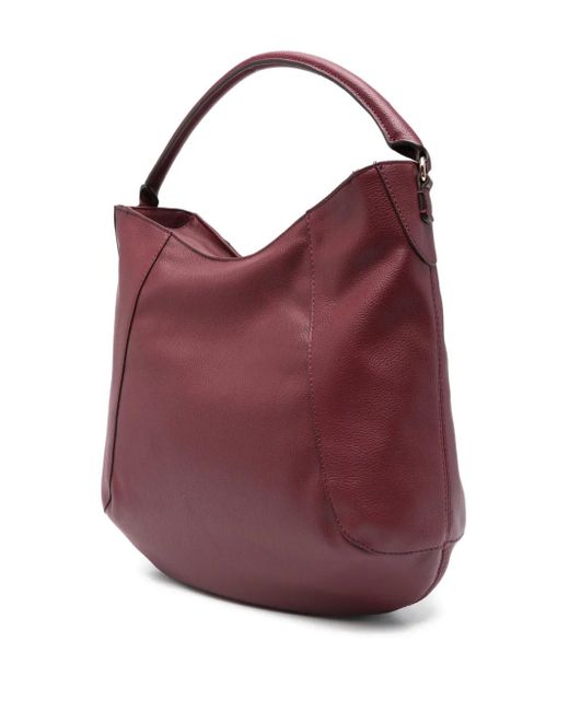 Liu Jo Purple Studded-Handle Shoulder Bag