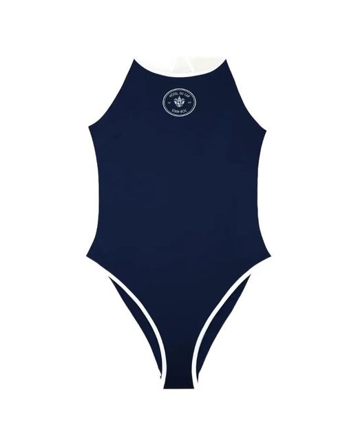 Sporty & Rich Blue Eden Crest Swimsuit