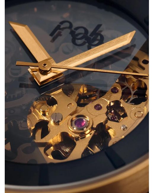 Fob Paris Black Skeleton 36Mm
