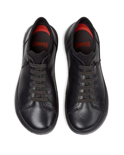 Camper Black Peu Serra Leather Sneakers