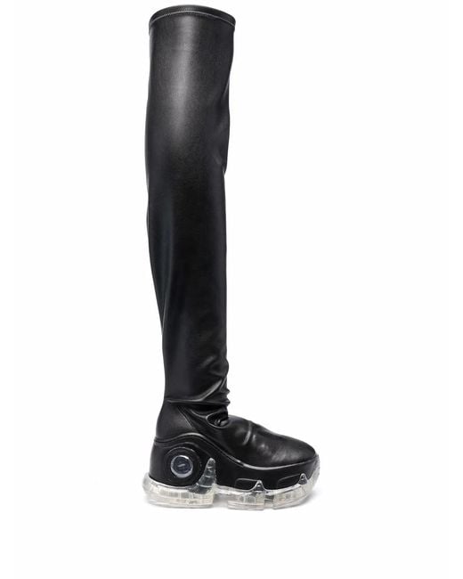 Swear Black Air Revive Over-The-Knee Platform Boots