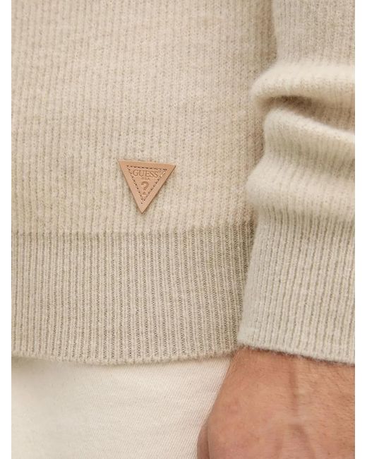 Guess Natural Jonathan Crew-Neck Sweater for men