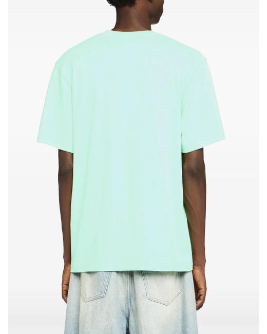 J.W. Anderson Green Jw Anderson T-Shirt With Embroidery for men