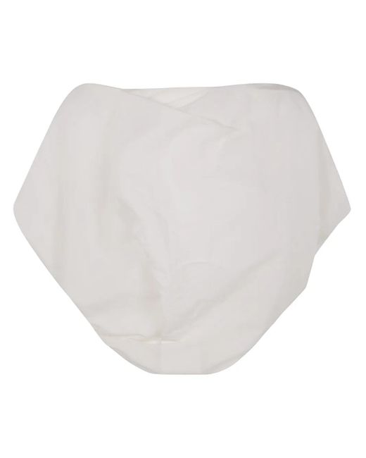 Khaite Cropped Blouse in het White