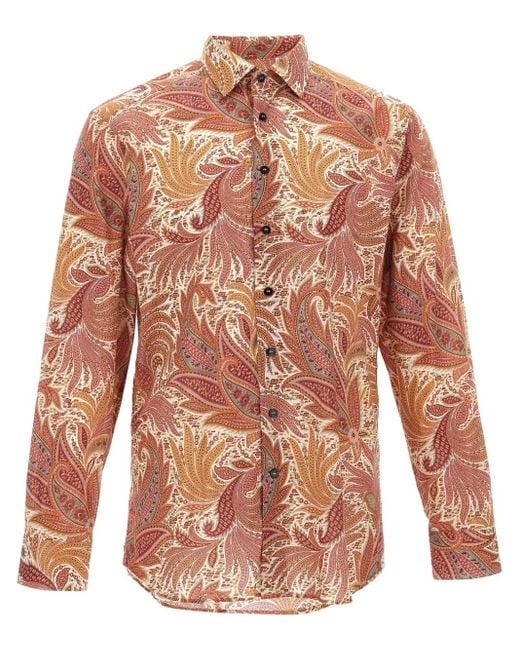 Etro Multicolor Shirt Roma for men