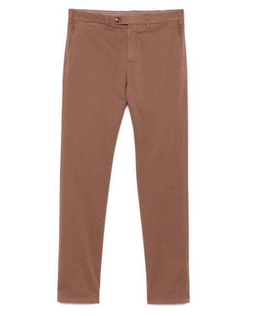Canali Klassische Chino in Brown für Herren