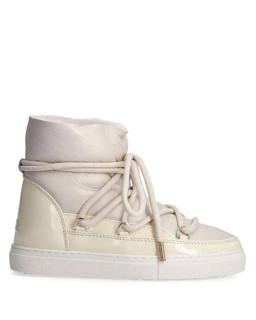Inuikii Natural Leather Lace-Up Boots