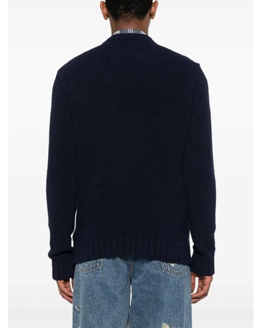 Pull À Logo Brodé Arte' pour homme en coloris Blue