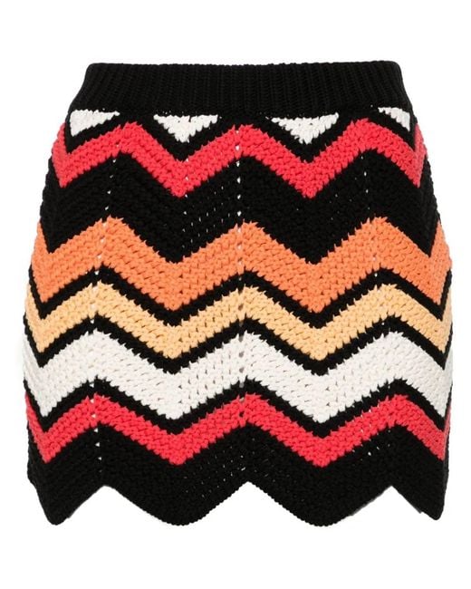 Alanui Black Mini Skirt
