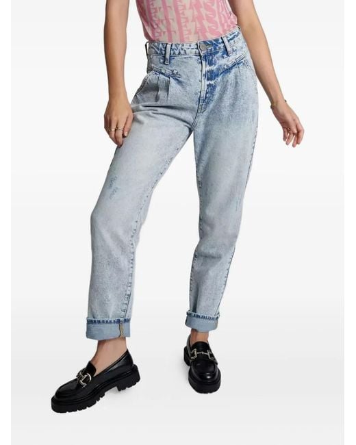 One Teaspoon Jeans Met Knoopsluiting in het Blue