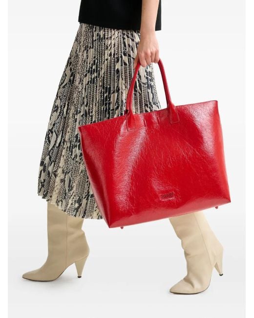 Essentiel Antwerp Natural Snakeskin-Print Midi Pleated Skirt