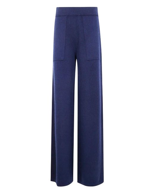 Uma Wang Blue "Long" Knitted Trouser