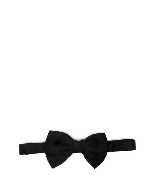 Corneliani Black Nœud Papillon À Design Noué for men
