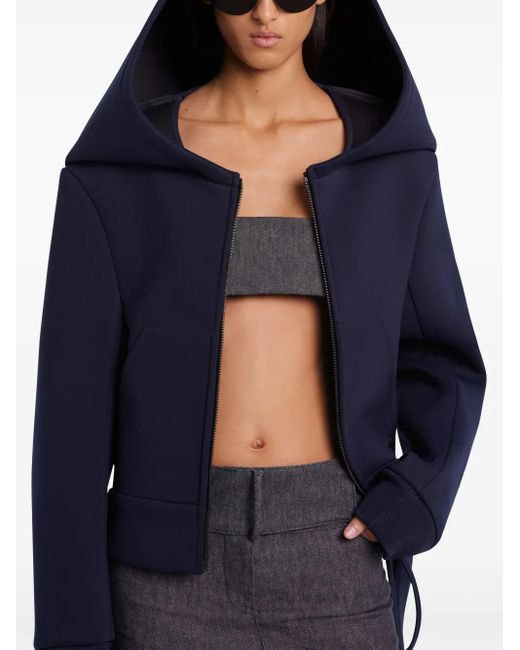 Courreges Blue Cocoon Jacket