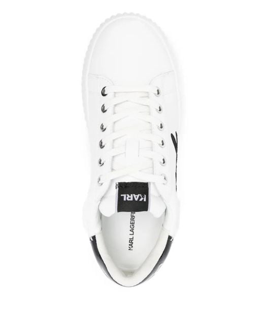 Karl Lagerfeld White Kreeper Lo