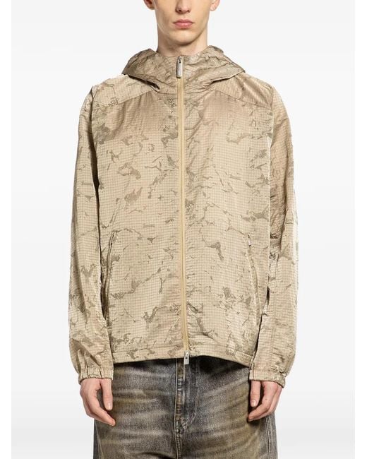 Laminar Natural Hooded Short Jacket for men
