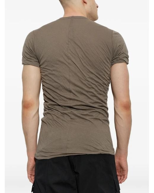 Rick Owens Gray Crew-Neck T-Shirt for men
