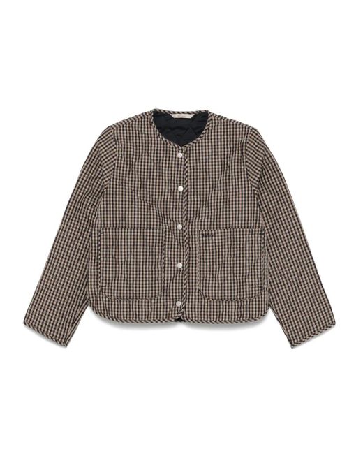 Barbour Brown Check Monroe Jacket