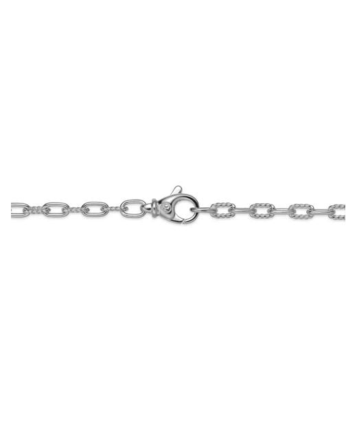 David Yurman White Sterling Dy Madison Chain Necklace (3Mm) for men
