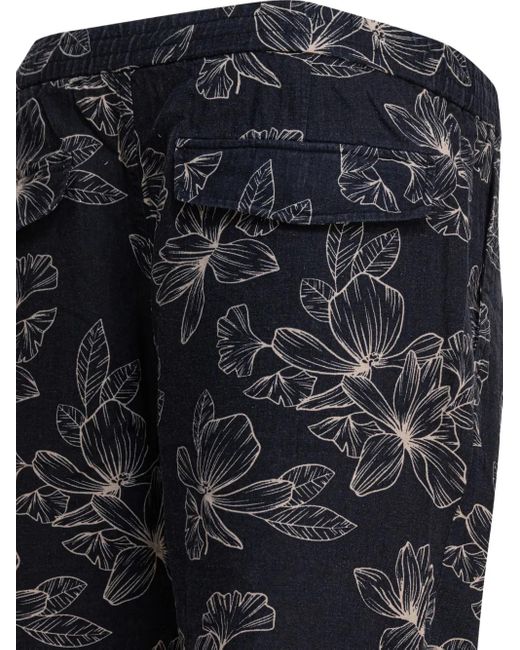 Vince Gray Floral-Print Shorts for men