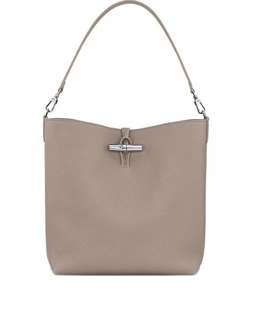 Longchamp ル ロゾ ショルダーバッグ M Gray