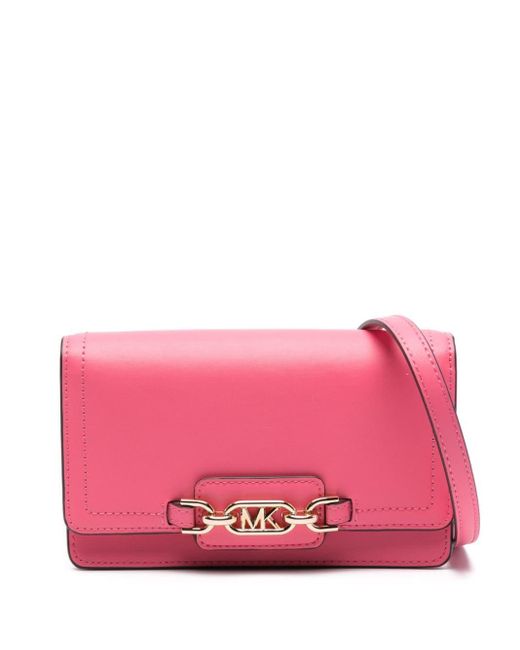 MICHAEL Michael Kors Pink Mini Heather Cross Body Bag