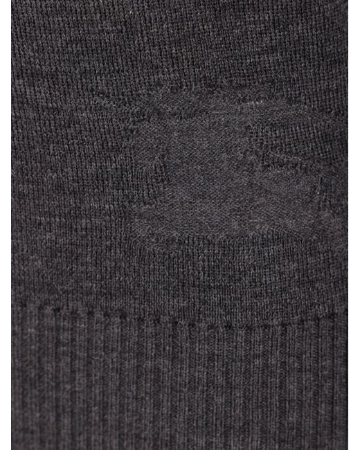 Burberry Gray Turtleneck Sweater