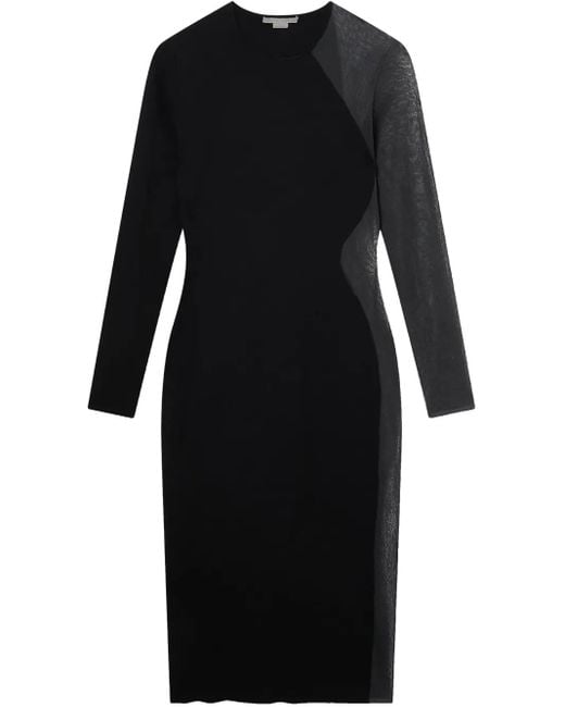 Stella McCartney Black Miracle Midi Dress