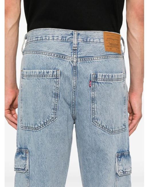 Levi's Blue 568 Cargo Jeans for men