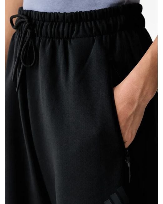 Adidas Black Z.N.E. Open-Hem Pants