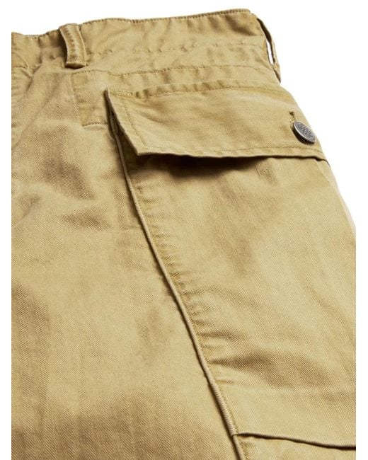 RRL Yellow Herringbone Twill Cargo Trousers for men