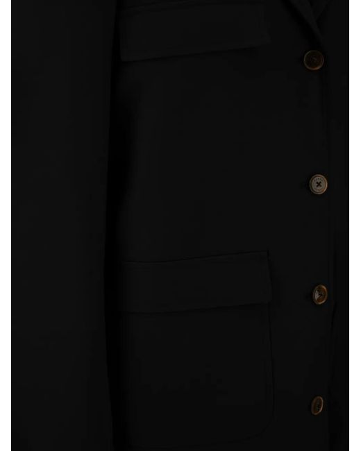Herno Black Flap-Pocket Jacket