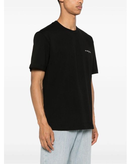 Ih Nom Uh Nit Black Logo-print Cotton T-shirt for men